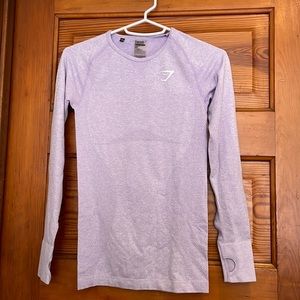 Gymshark Slim Purple Workout Top